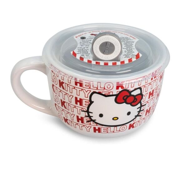 Hello Kitty Mug with Lid - Picture 2 of 4